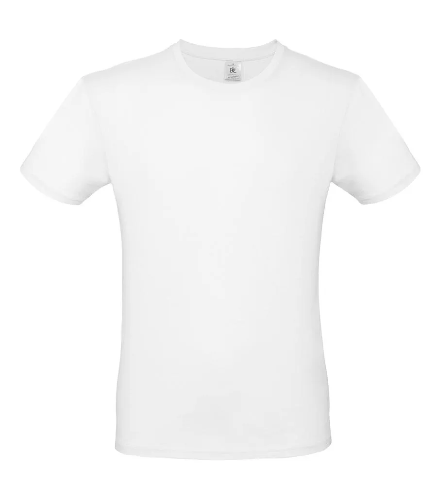 B&C BC01T - Camiseta para hombre 100% algodón - Blanco